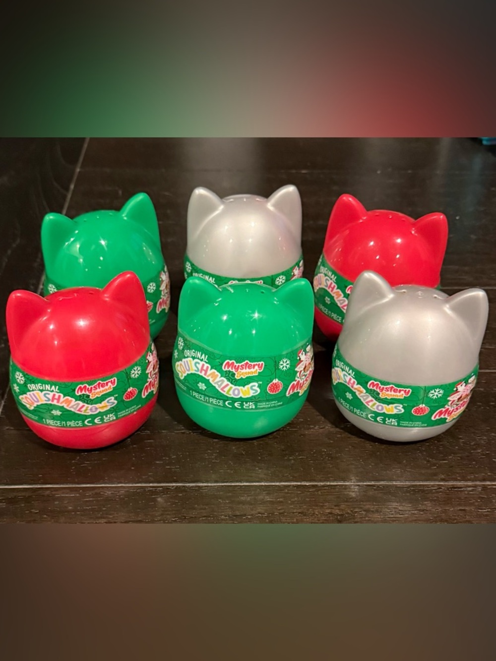Squishmallows 2023  Christmas Mystery Capsule Lot of 6